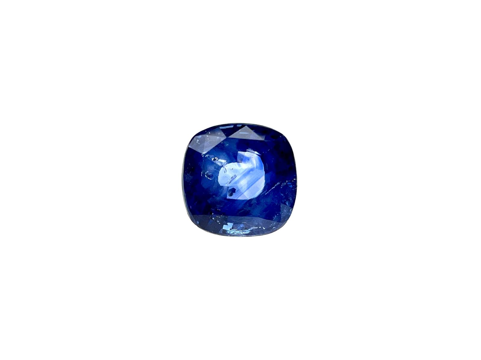 6.164 Carat Blue Sapphire