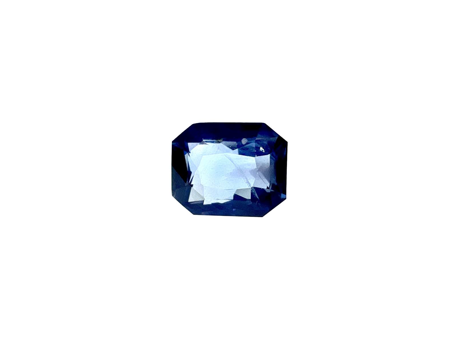 1.558 Carat Blue Sapphire