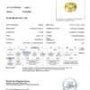 096 Carat Yellow Sapphire